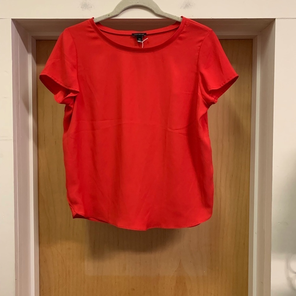 Ann Taylor Red Top Size XS